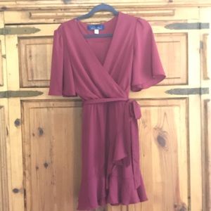Boutique wrap Dress red